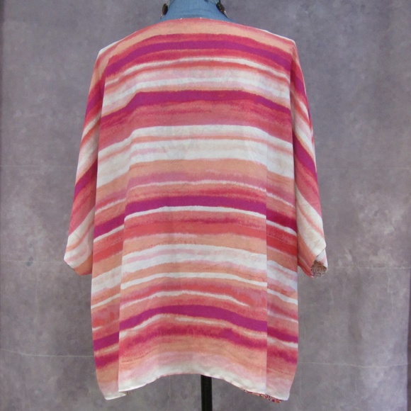 ⚜HP⚜Chico's Reversible Playful Elephants XL - Picture 6 of 8